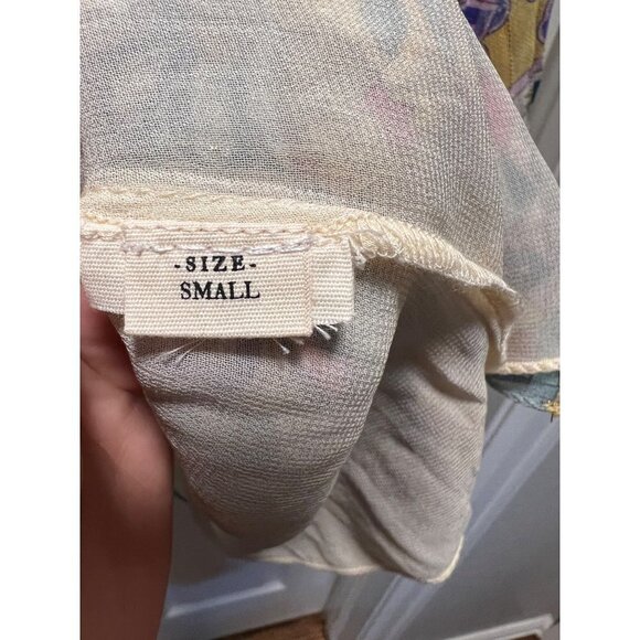 Chufy | Inka Tasseled‎ Blouse Multicolor Sz S - Picture 5 of 10